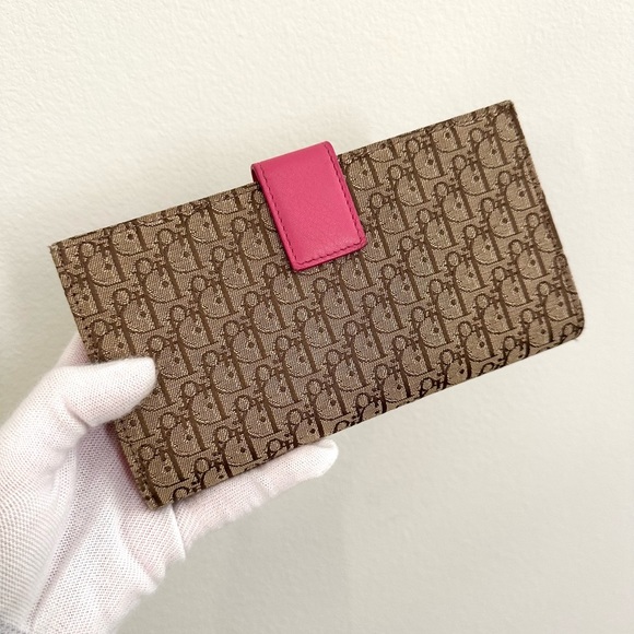 SOLD Dior Pink Monogram long wallet - Picture 2 of 10